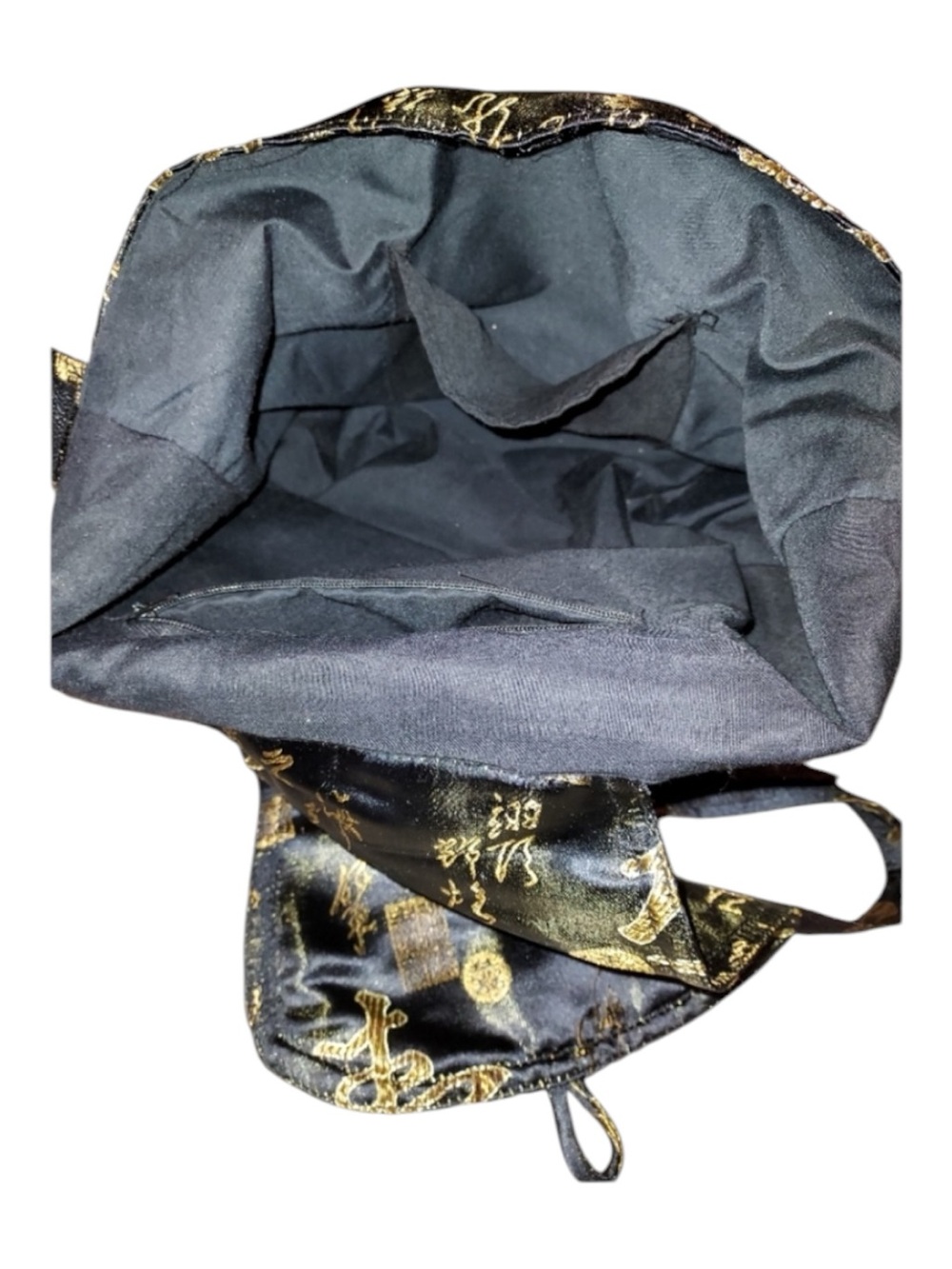Vintage 90s Retro Goth Whimsigoth Bohemian Jacquard Festival Maximalist Backpack - Picture 10 of 11